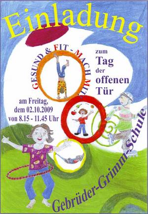 Plakat zum Tag der offenen T�r