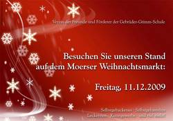 Weihnachtsmarkt mit der Gebr�der-Grimm-Schule
